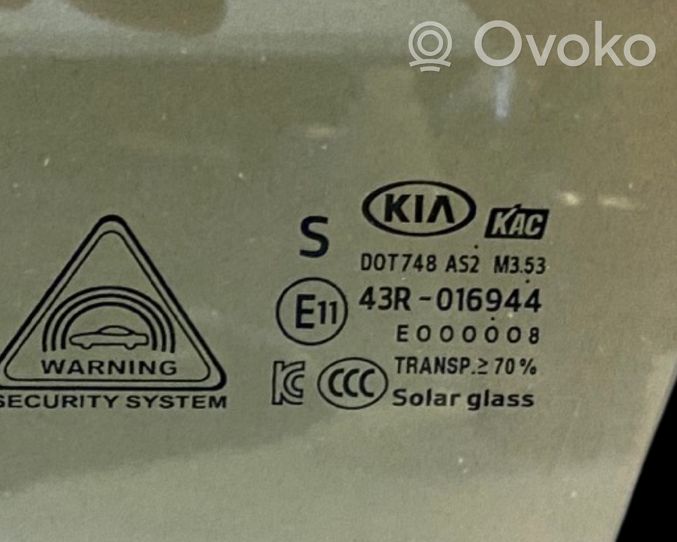 KIA Soul Front door window glass four-door 43R016944