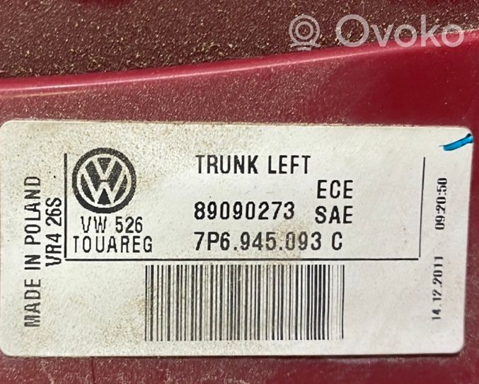 Volkswagen Touareg II Luci posteriori del portellone del bagagliaio 7P6945093C