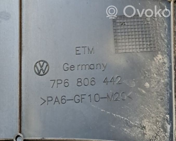Volkswagen Touareg II Staffa del pannello di supporto del radiatore parte superiore 7P6806442