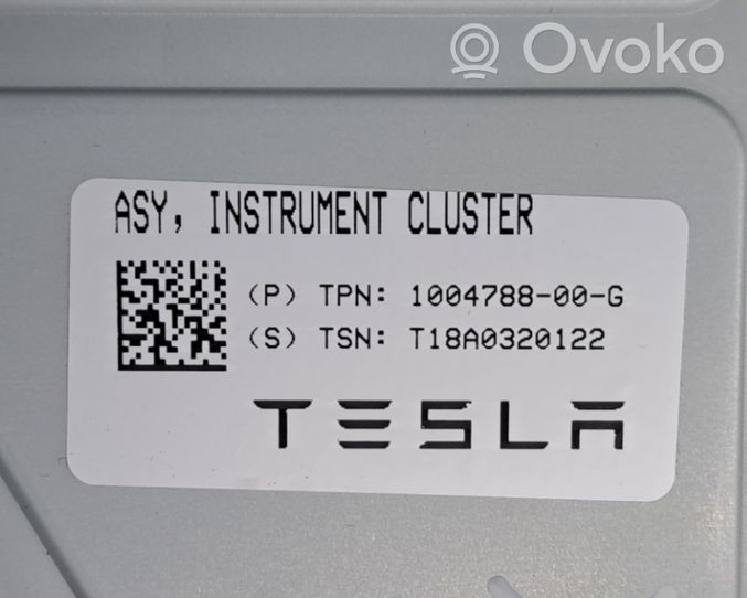 Tesla Model X Nopeusmittari (mittaristo) 100478800G