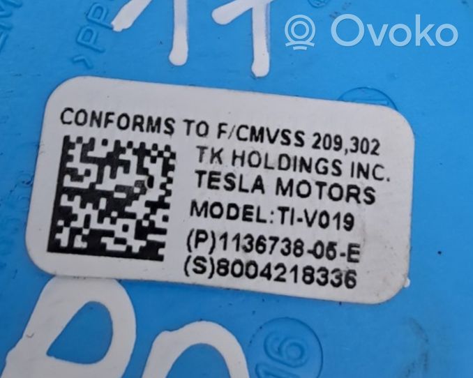 Tesla Model X Etuistuimen turvavyö 100453205F