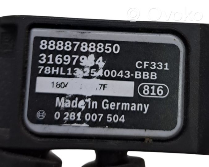 Volvo XC60 Abgasdrucksensor Differenzdrucksensor 31697984