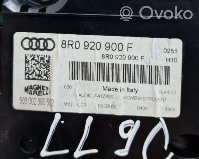 Audi Q5 SQ5 Compteur de vitesse tableau de bord 8R0920900F