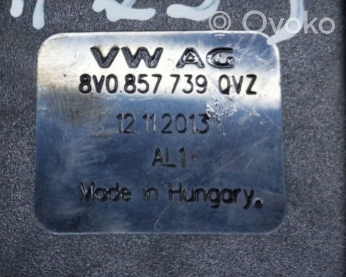 Volkswagen Golf VII Rear seatbelt buckle 8V0857739