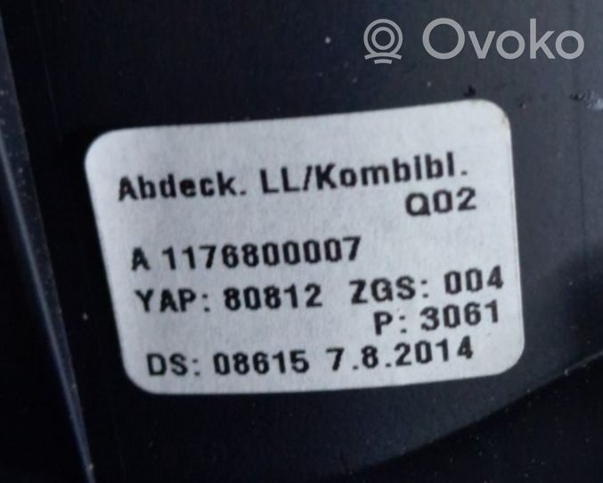 Mercedes-Benz GLA W156 Prietaisų skydelio apdaila A1176800007