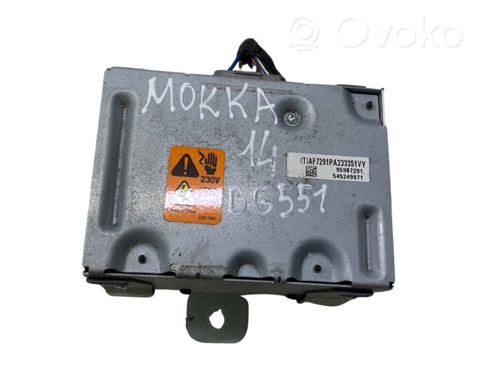 Opel Mokka Modulo del convertitore di tensione/trasformatore 95907291