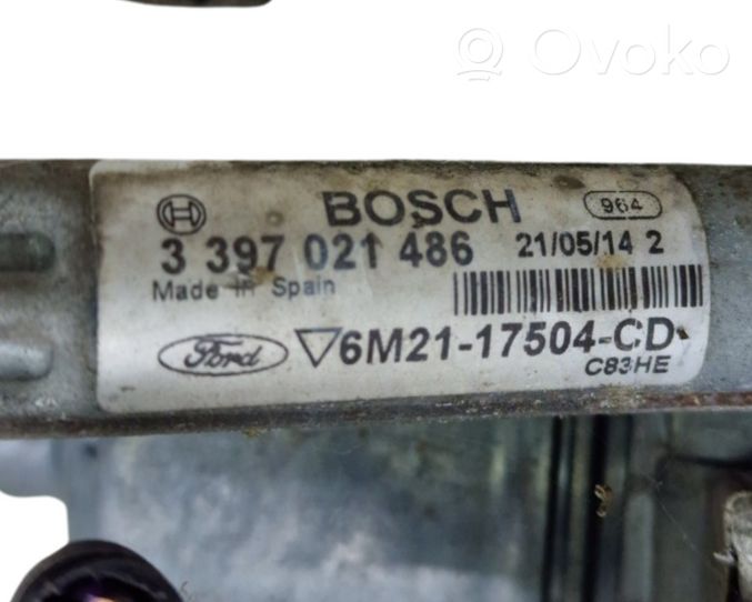 Ford S-MAX Mechanizm i silniczek wycieraczek szyby przedniej / czołowej 1397220675