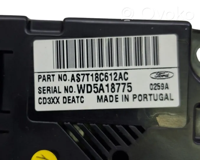Ford S-MAX Panel klimatyzacji AS7T18C612AC