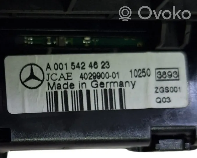 Mercedes-Benz E W212 Monitor del sensore di parcheggio PDC A0015424623