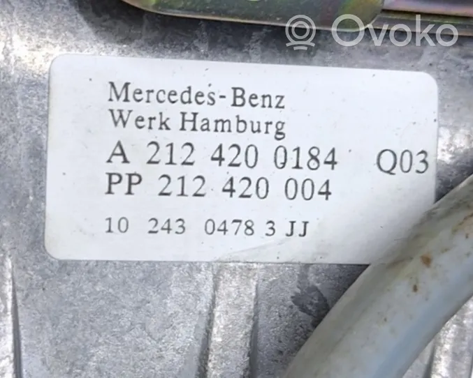 Mercedes-Benz E W212 Dźwignia hamulca ręcznego A2124200184