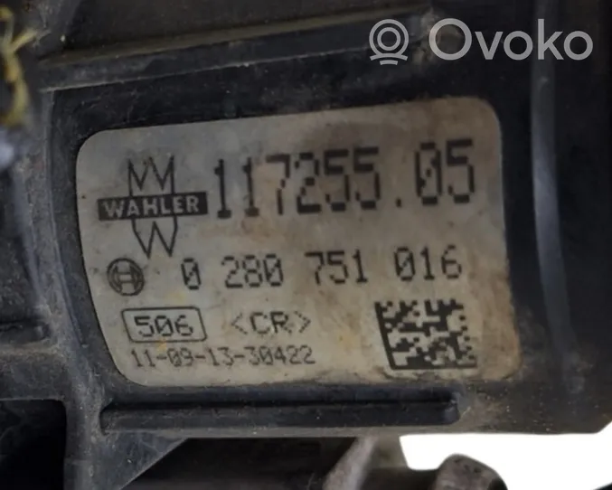 Volkswagen PASSAT B7 EGR vožtuvas 0280751016