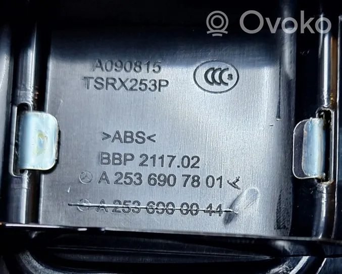 Mercedes-Benz GLC X253 C253 Rivestimento di protezione sottoporta del bagagliaio/baule A2536907801