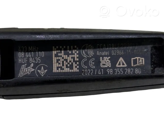 Citroen C4 III e-C4 Cerradura de encendido 9835528280