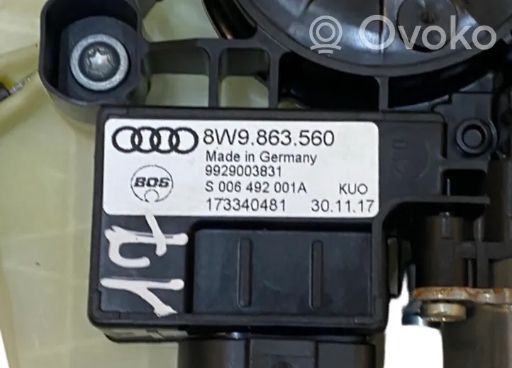 Audi A4 S4 B9 Silniczek kurtyny szyby tylnej 8W9863560