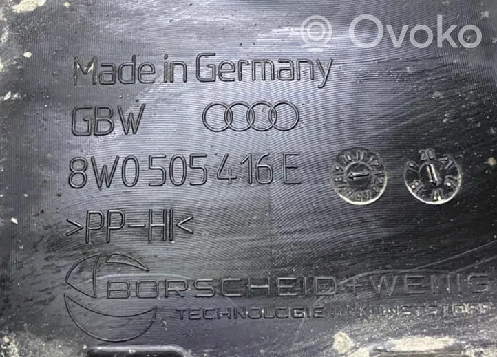 Audi A4 S4 B9 Osłona tylna podwozia 8W0505416E