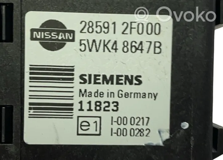 Nissan Juke I F15 Imobilaizerio valdymo blokas 285912F000