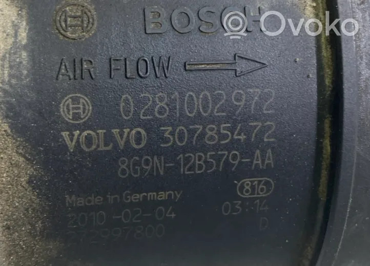 Volvo XC60 Débitmètre d'air massique 8G9N12B579AA