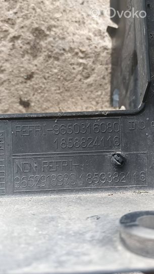 Peugeot 307 Jäähdyttimen kehyksen suojapaneeli 9652918980