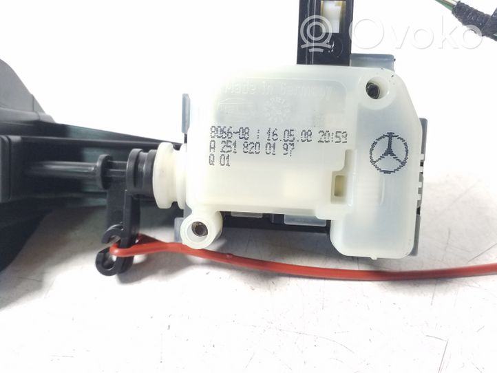 Mercedes-Benz GL X164 Verrouillage du bouchon du réservoir de carburant A2518200197