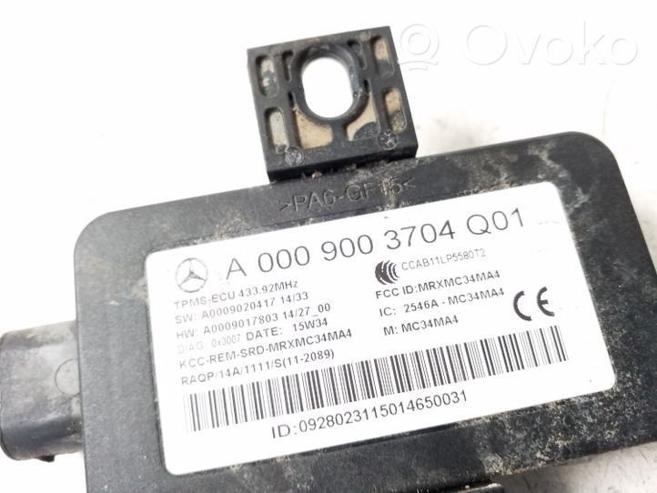 Mercedes-Benz SLK R172 Module de pression des pneus A0009003704