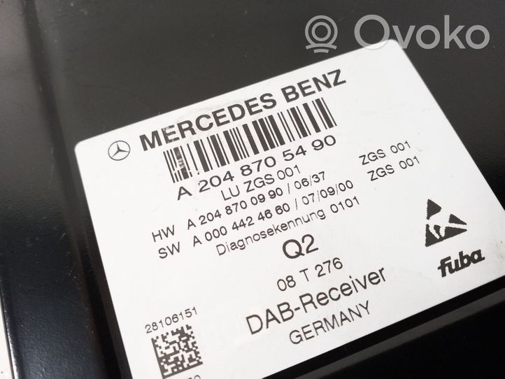 Mercedes-Benz CLS C219 Moduł / Sterownik anteny A2048705490