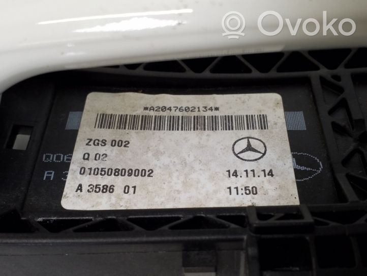 Mercedes-Benz SLK R172 Klamka zewnętrzna drzwi A2047602134