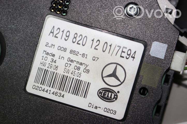 Mercedes-Benz CLS C219 Illuminazione sedili anteriori A2198201201