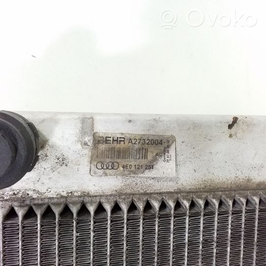 Audi A8 S8 D3 4E Coolant radiator 4E0121251