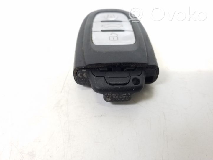 Audi S5 Chiave/comando di accensione 8T0959754Q