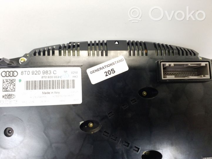 Audi S5 Speedometer (instrument cluster) 8T0920983C