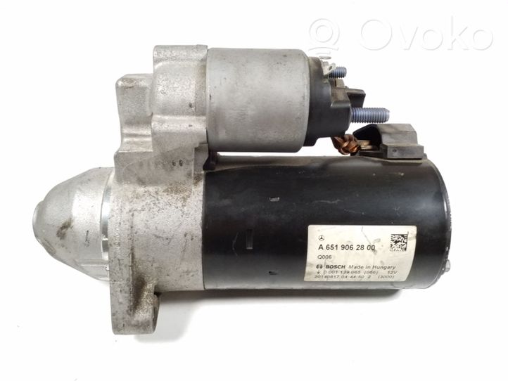 Mercedes-Benz E C207 W207 Starter motor A6519062800