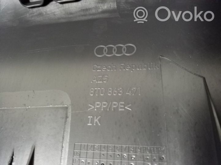 Audi A5 8T 8F Rivestimento di protezione sottoporta del bagagliaio/baule 8T0863471