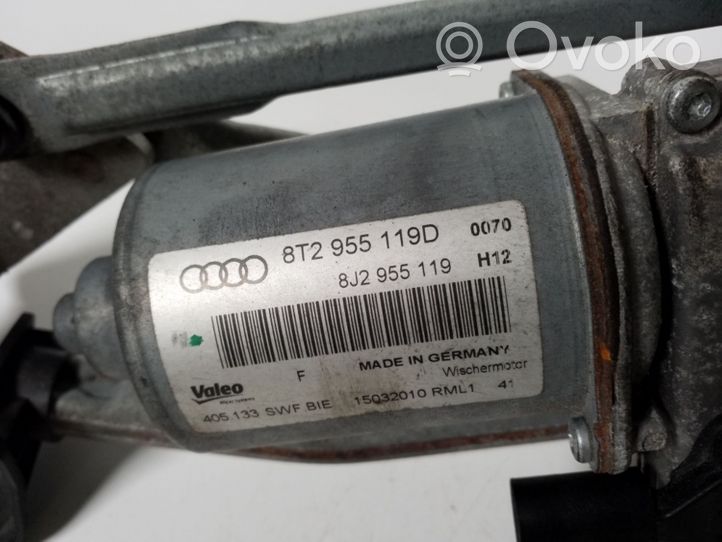 Audi A5 8T 8F Mechanizm wycieraczek szyby przedniej / czołowej 8T2955119D