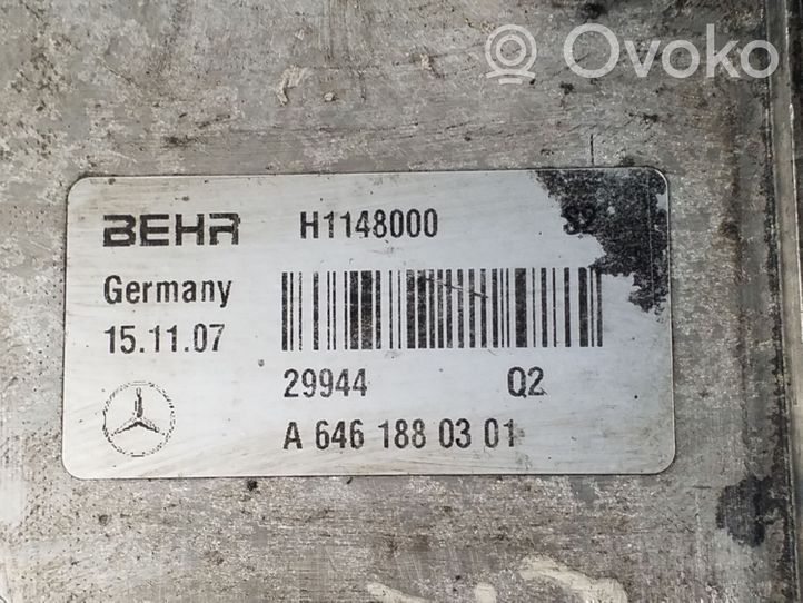 Mercedes-Benz E W211 Supporto di montaggio del filtro dell’olio A6461880301