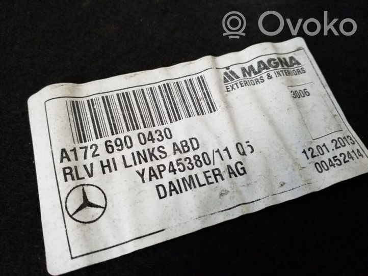 Mercedes-Benz SLK R172 Rivestimento paraspruzzi parafango posteriore A1726900430