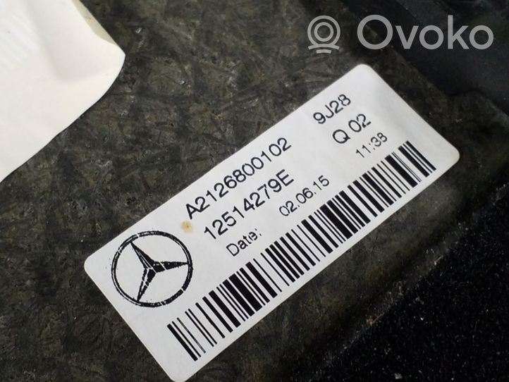 Mercedes-Benz E W212 Wykładzina podłogowa bagażnika A2126800102