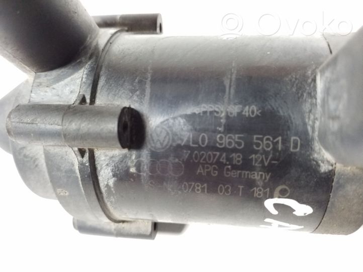 Porsche Cayenne (9PA) Pompe à eau de liquide de refroidissement 7L0965561D