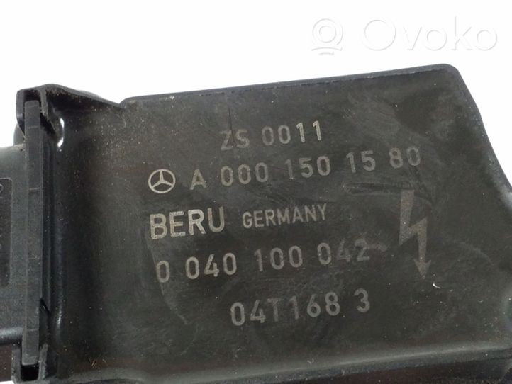 Mercedes-Benz SLK R171 Cewka zapłonowa wysokiego napięcia A0001501580
