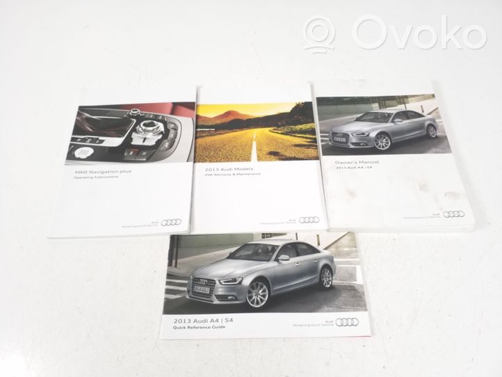 Audi A4 S4 B8 8K Owners service history hand book 