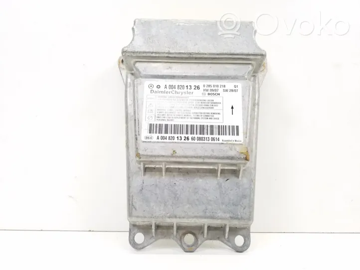 Mercedes-Benz CL C216 Module de contrôle airbag A0048201326