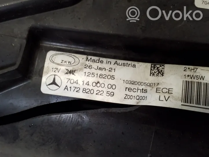 Mercedes-Benz SLK R172 Lampa przednia A1728202259