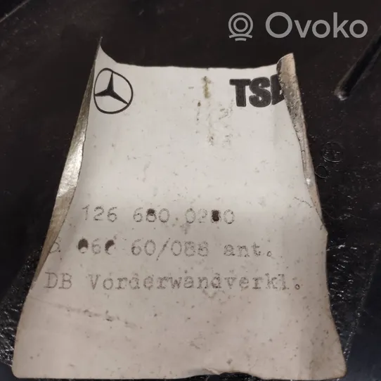 Mercedes-Benz 380 560SEC C126 Autres pièces intérieures 1266800280