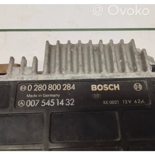 Mercedes-Benz E W124 Sterownik / Moduł ECU 0075451432