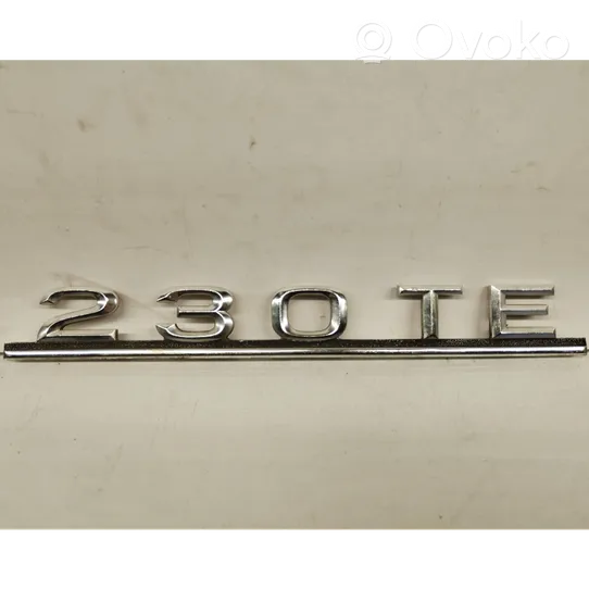 Mercedes-Benz W123 Ražotāja plāksnīte / modeļa burti 1238172215