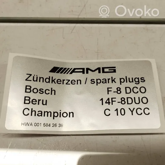 Mercedes-Benz C AMG W202 Kita variklio skyriaus detalė HWA0015842638