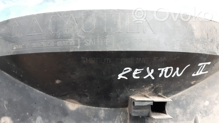 SsangYong Rexton Jäähdyttimen jäähdytinpuhaltimen suojus 2101008D60