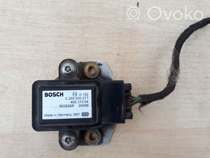 Alfa Romeo GT ESP (elektroniskās stabilitātes programmas) sensors (paātrinājuma sensors) 0265005277