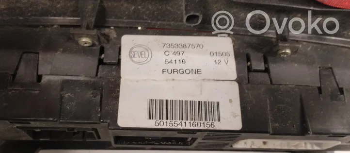 Fiat Ducato Interruttore luci di emergenza 7353387570