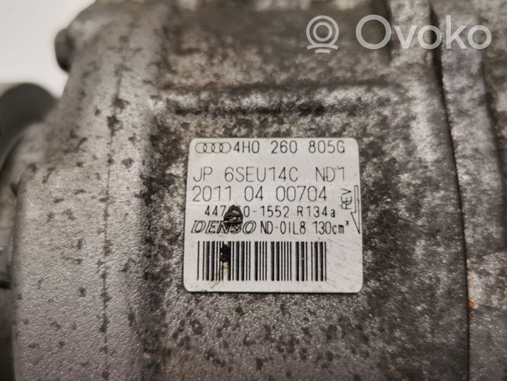 Audi A8 S8 D4 4H Kompresor / Sprężarka klimatyzacji A/C 4H0260805G