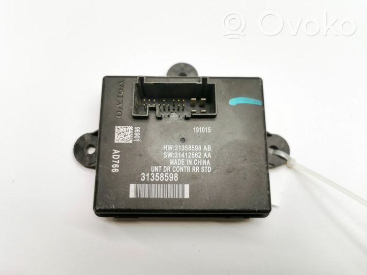 Volvo S60 Door control unit/module 31358598